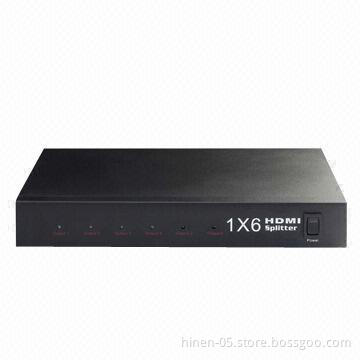 HDMI Splitter, Supports Highest Video Resolution 1080p
